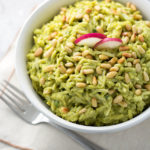 Avocado Curry Orzo Salad