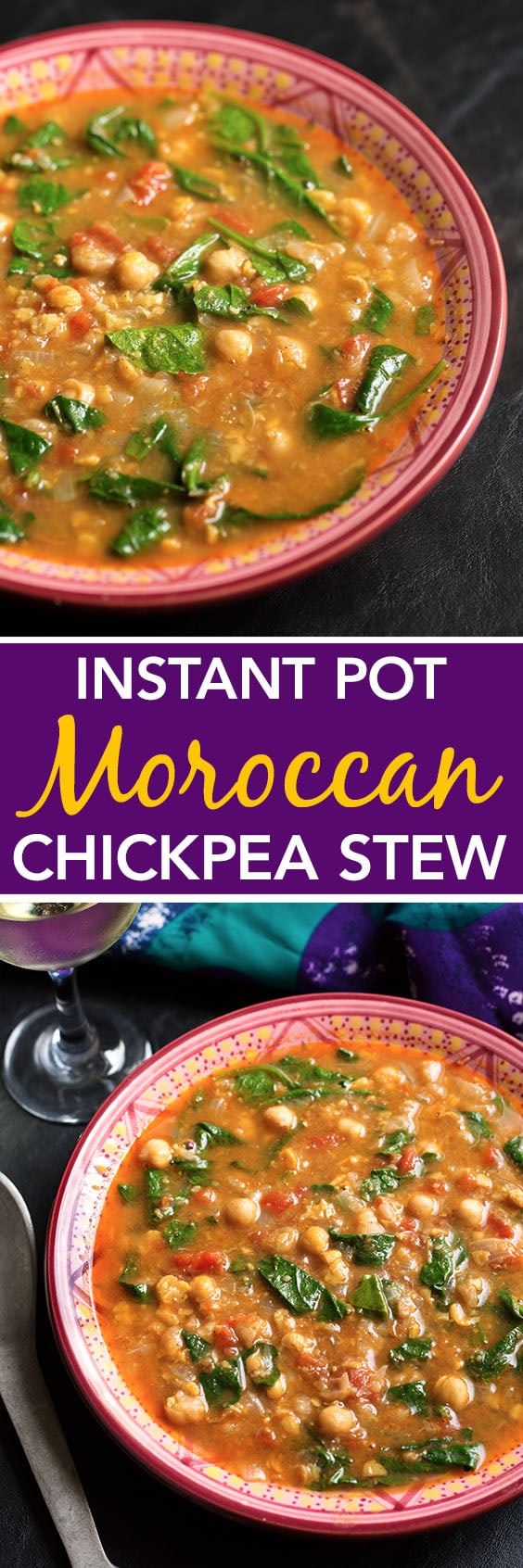 Instant Pot Moroccan Chickpea Stew | Simply Happy Foodie