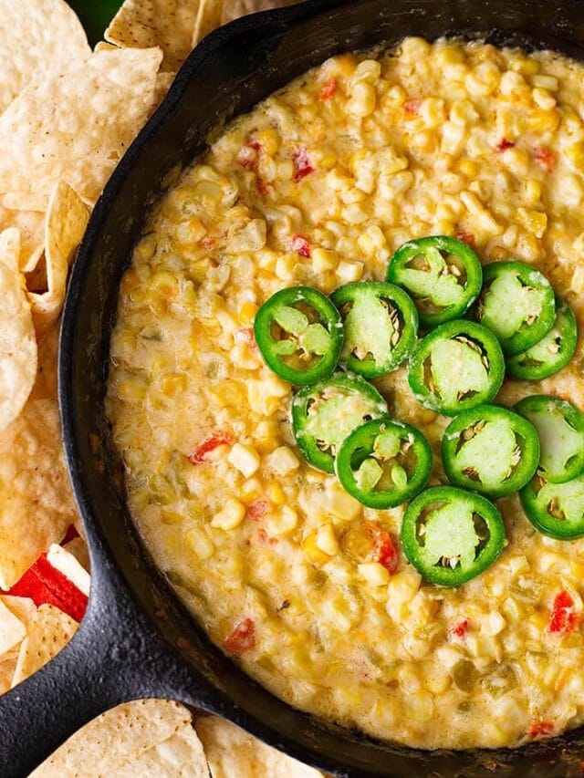 Hot Cheesy Corn Dip Story Simply Happy Foodie