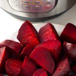 Instant Pot Beets on plate