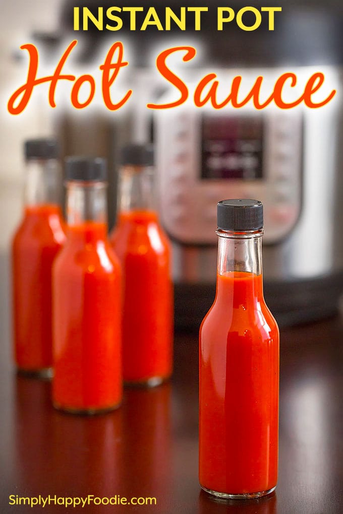 Instant Pot Hot Sauce pinterest pin
