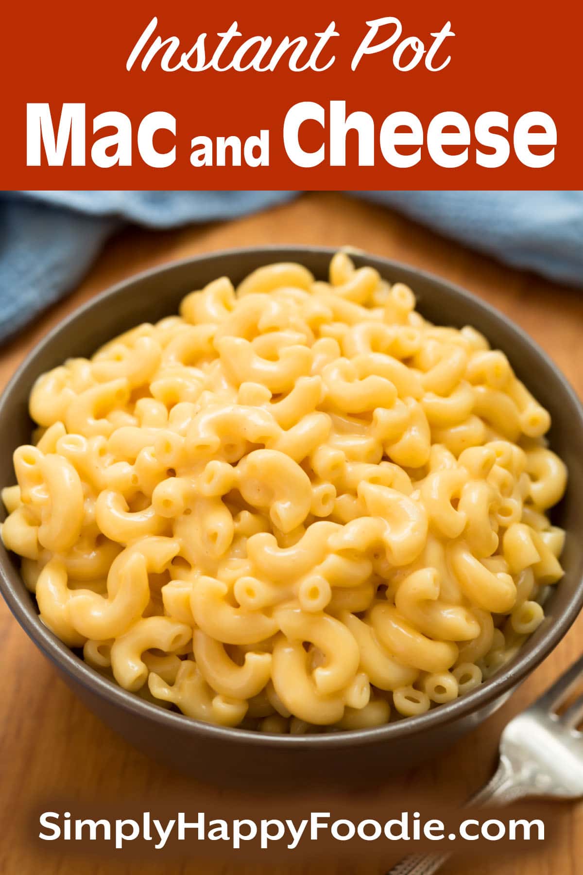 Instant Pot Mac and Cheese in a bowl.