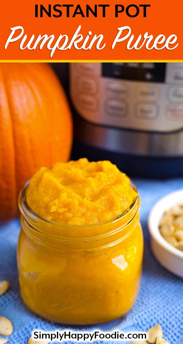 Making homemade Instant Pot Pumpkin Puree