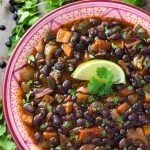 Instant Pot Black Bean Soup