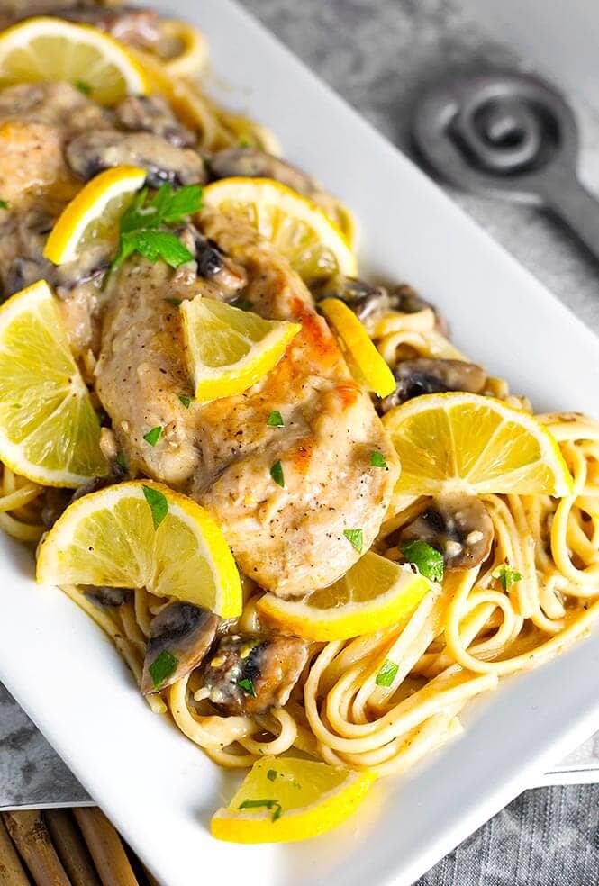 Instant Pot Creamy Lemon Chicken | Simply Happy Foodie ...