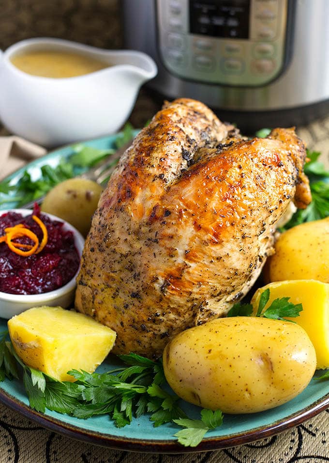 Best Thanksgiving Instant Pot Turkey recipes - Berry&Maple