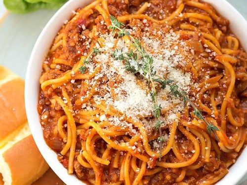 Instant Pot Mini - Spaghetti - Simply Happy Foodie