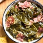 Instant Pot Collard Greens in a bowl