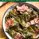 Instant Pot Collard Greens in a bowl