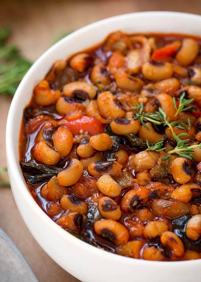 Instant Pot Black-Eyed Peas | Simply Happy Foodie