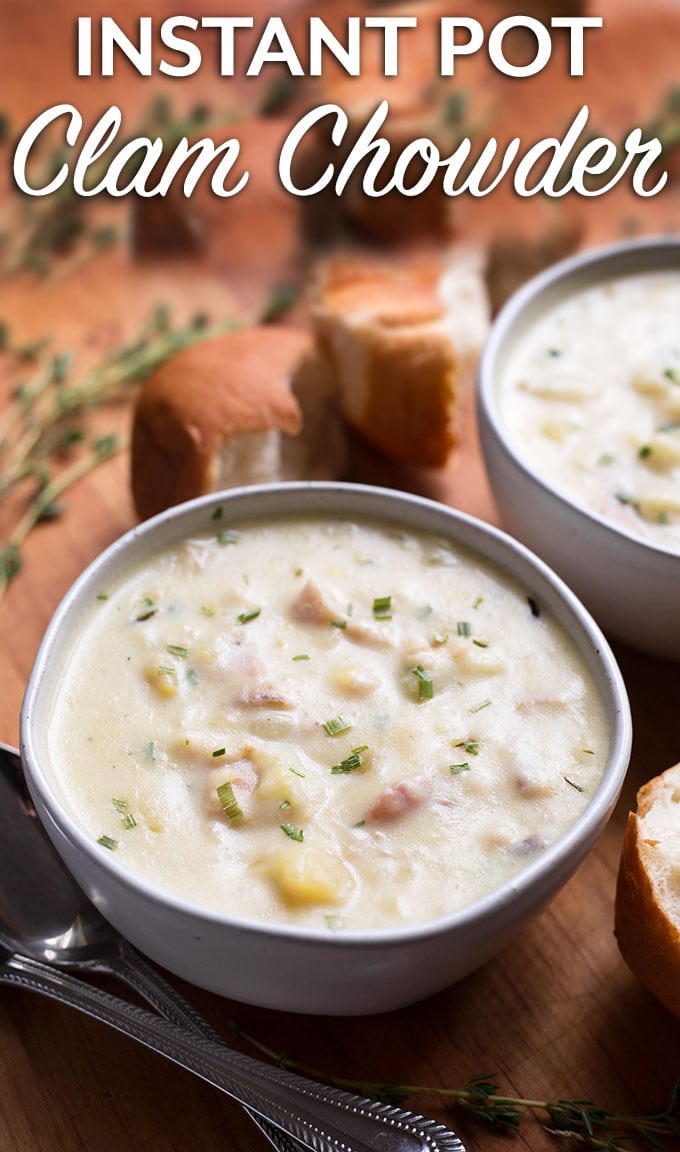 Instant Pot Clam Chowder Simply Happy Foodie