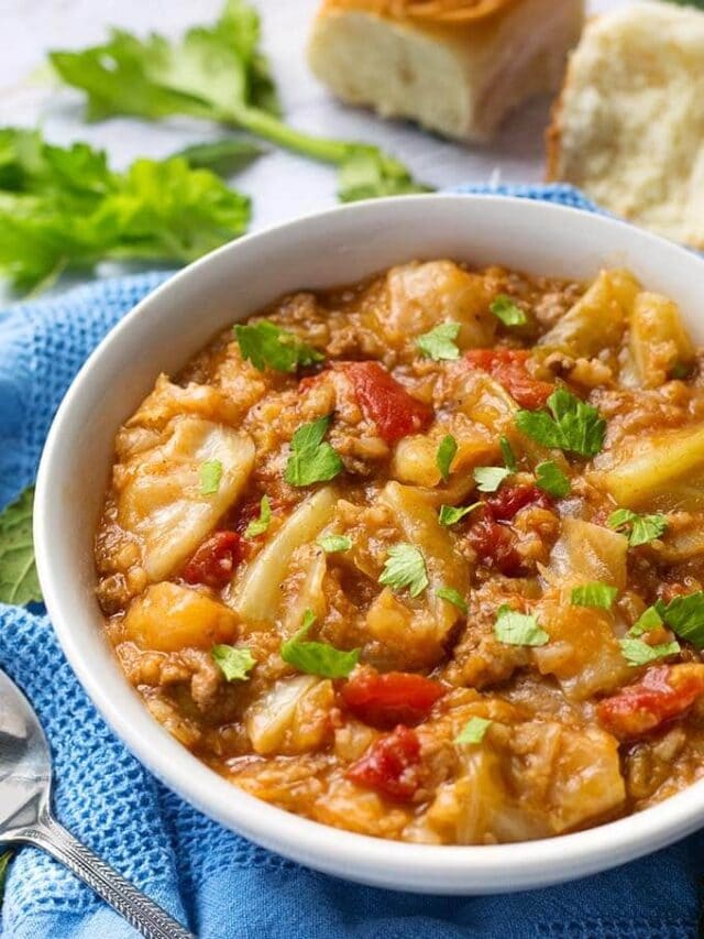 Instant Pot Unstuffed Cabbage Rolls Story Simply Happy Foodie