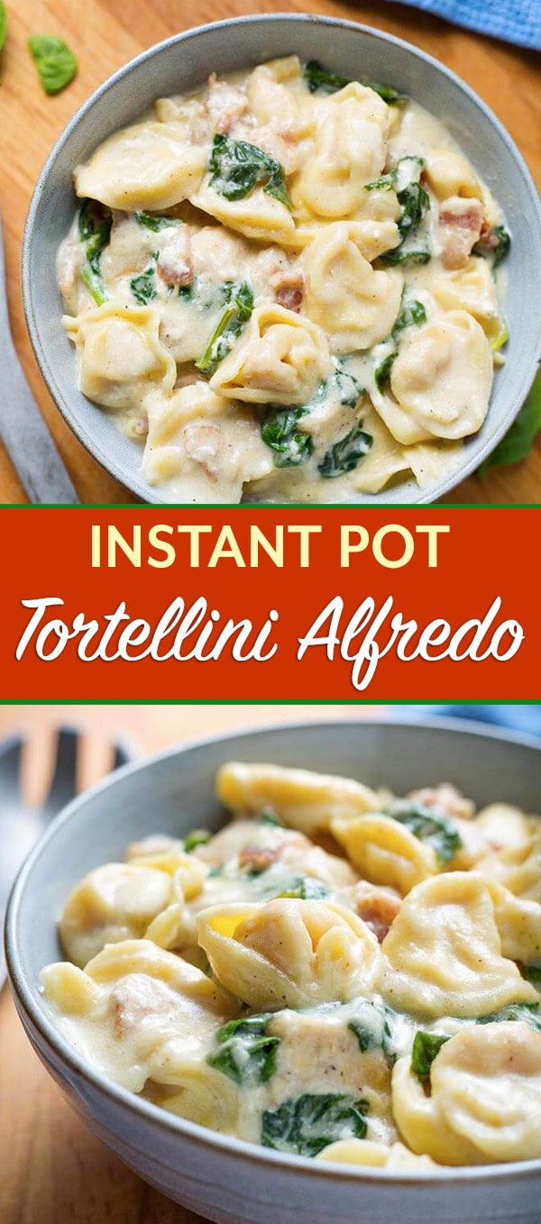 Instant Pot Tortellini Alfredo Simply Happy Foodie