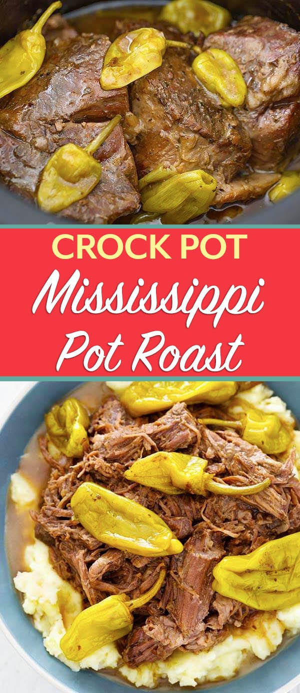 Crock Pot Mississippi Pot Roast | Simply Happy Foodie