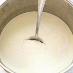 Instant Pot No Boil (cold start) Yogurt is thick, creamy, and delicious. Pressure cooker yogurt is fun to make and tastes so good! simplyhappyfoodie.com #instantpotyogurt #coldstartyogurt #noboilyogurt #instantpotcoldstartyogurt #pressurecookeryogurt