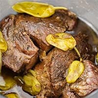 Mississippi Pot Roast in a pressure cooker