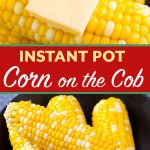 Instant Pot Corn on the Cob on plate
