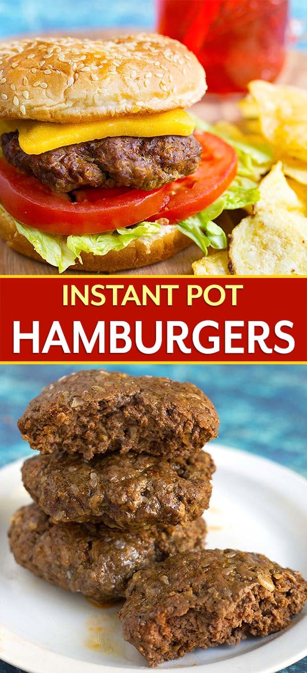 Instant Pot Hamburgers