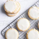 Vanilla Icing Glaze on cookies