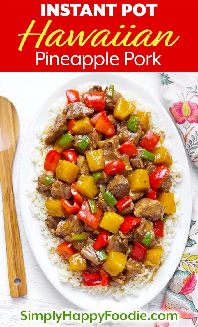 Instant Pot Hawaiian Pineapple Pork pinterest image