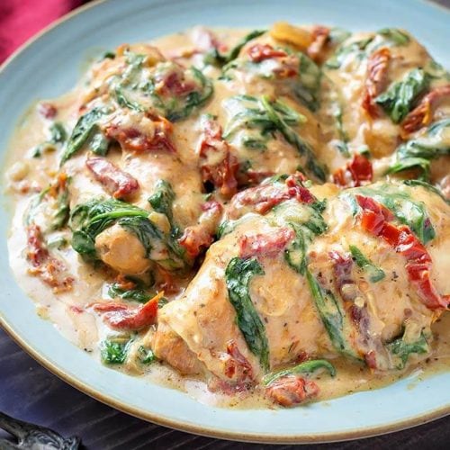 Chicken Cutlets in Tuscan Cream Sauce – Instant Pot Recipes