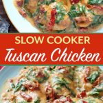 Slow Cooker Creamy Tuscan Chicken recipe