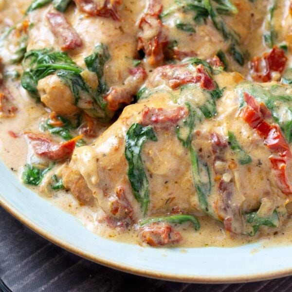 Slow Cooker Tuscan Chicken