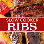 Slow Cooker Ribs on board