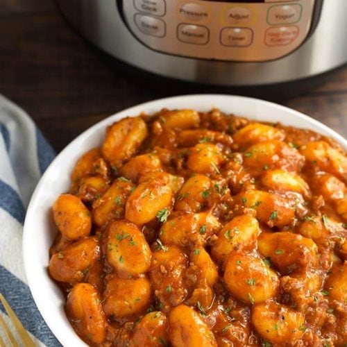 Instant Pot Sausage Gnocchi Simply Happy Foodie