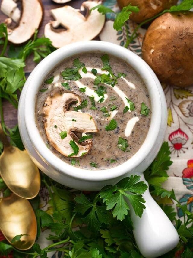 Instant Pot Mushroom Soup Story Simply Happy Foodie