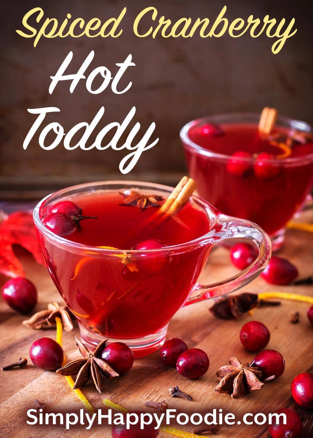 Spiced Cranberry Hot Toddy