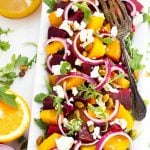 Beet Salad with Goat Cheese and Orange Vinaigrette