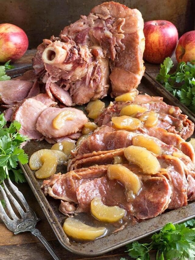 Instant Pot Apple Pie Ham Story Simply Happy Foodie
