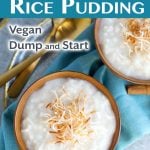 Instant Pot Coconut Rice Pudding in a bowl