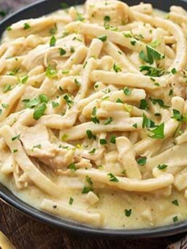 Instant Pot Chicken And Noodles Story - Simply Happy Foodie
