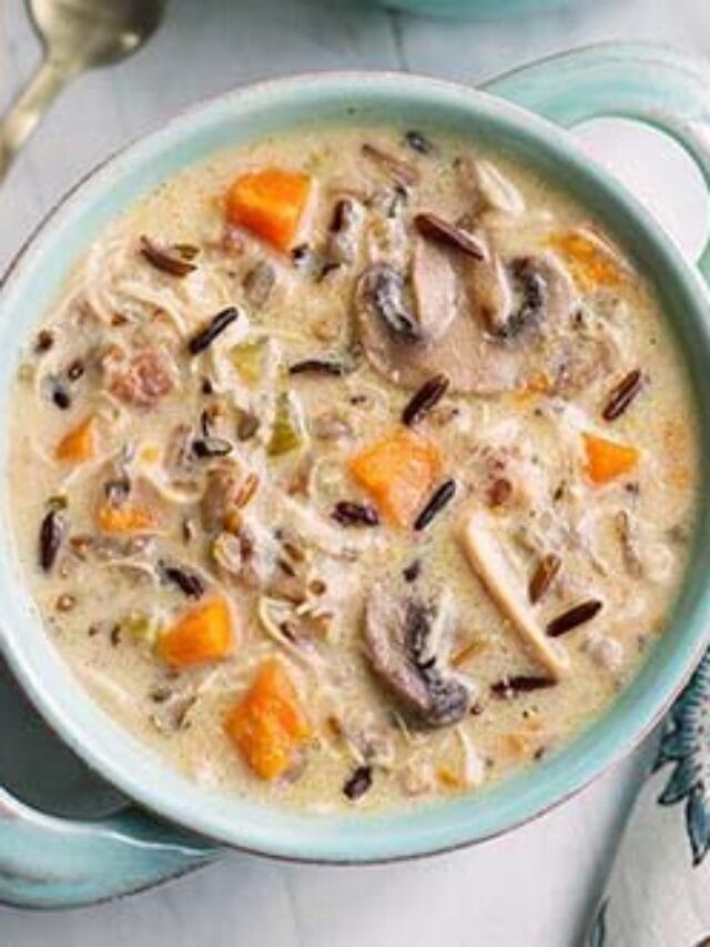 Instant Pot Wild Rice Soup With Chicken Story Simply Happy Foodie