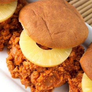 Instant Pot Hawaiian BBQ Sloppy Joes