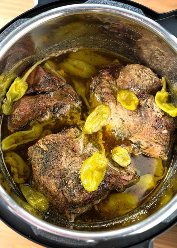 Mississippi Pork in pressure cooker 