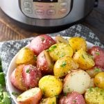 Instant Pot Potatoes with Herb Butter in bowl