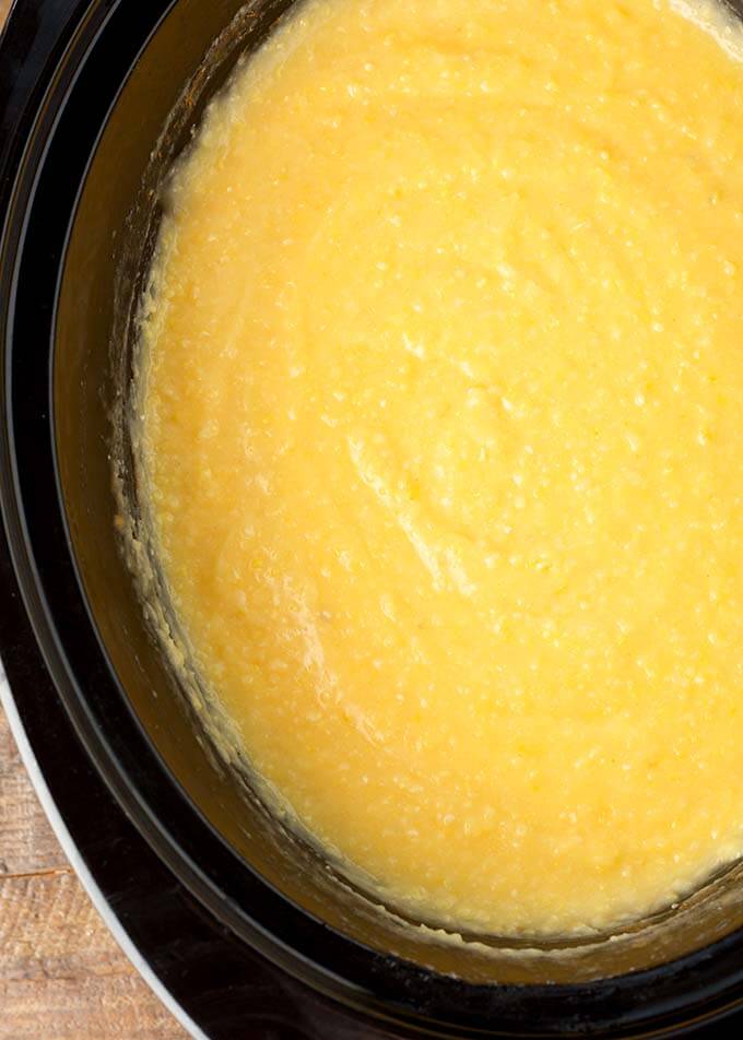 Easy Slow Cooker Cheesy Grits Simply Happy Foodie
