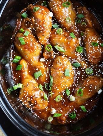 Honey Garlic Chicken in slow cooker