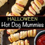 Halloween Hot Dog Mummies