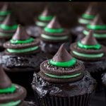 Halloween Witch Hat Cupcakes