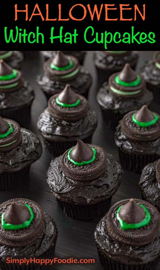 Halloween Witch Hat Cupcakes