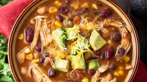 Instant Pot Chicken Taco Soup