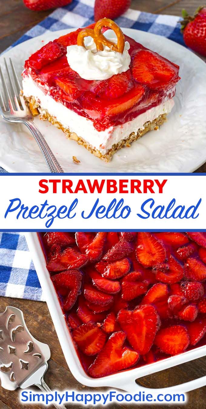 Strawberry Pretzel Jello Salad