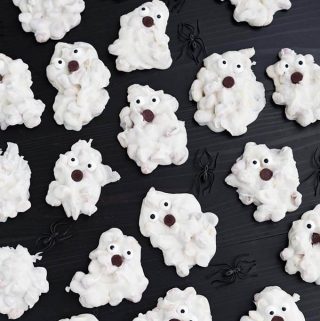 White Chocolate Halloween Ghosts