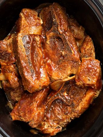 Country Style Ribs in a slow cooker