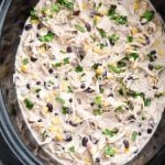Mexican Shredded Chicken in a slow cooker