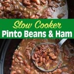 Slow Cooker Pinto Beans and Ham